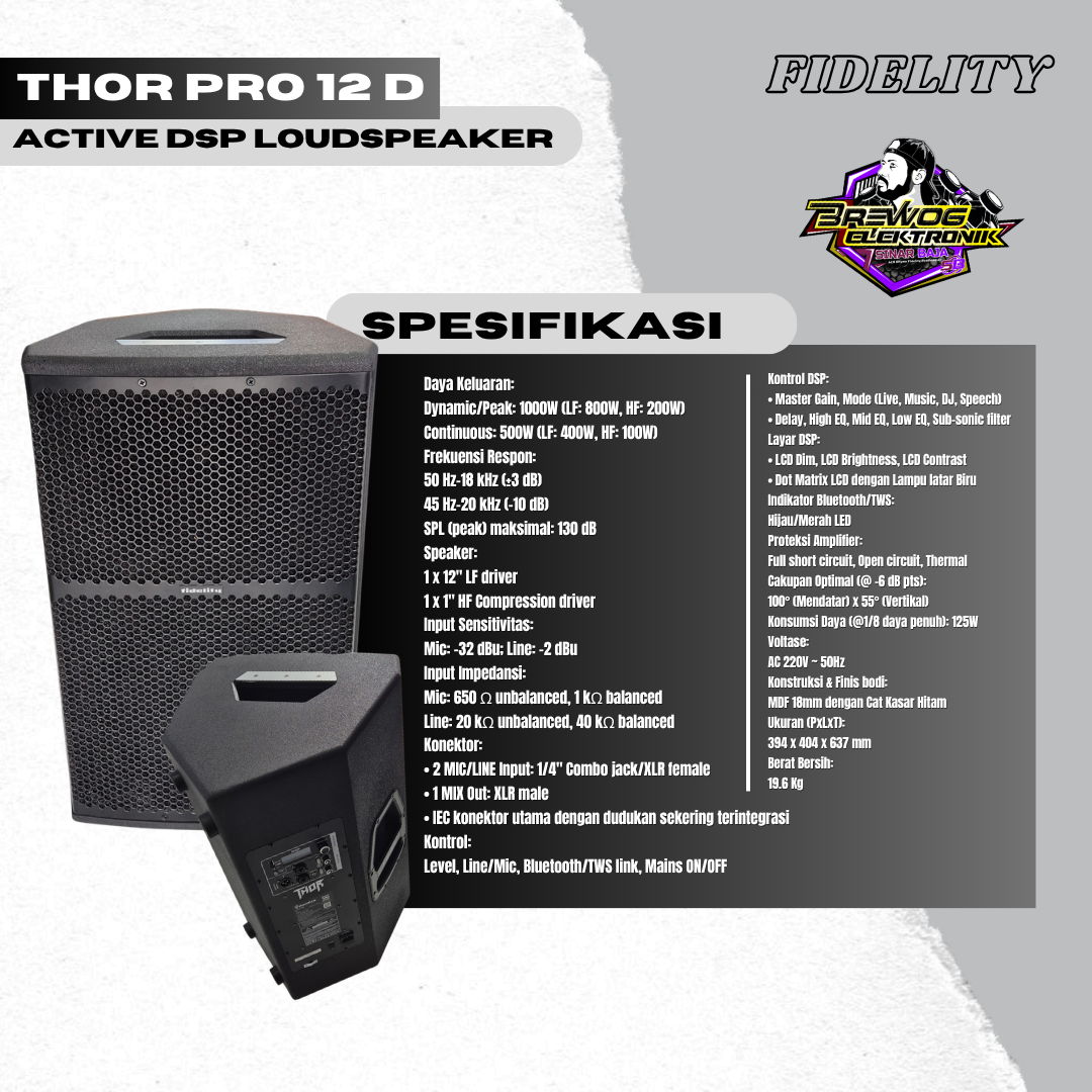 FIDELITY THOR PRO 12D