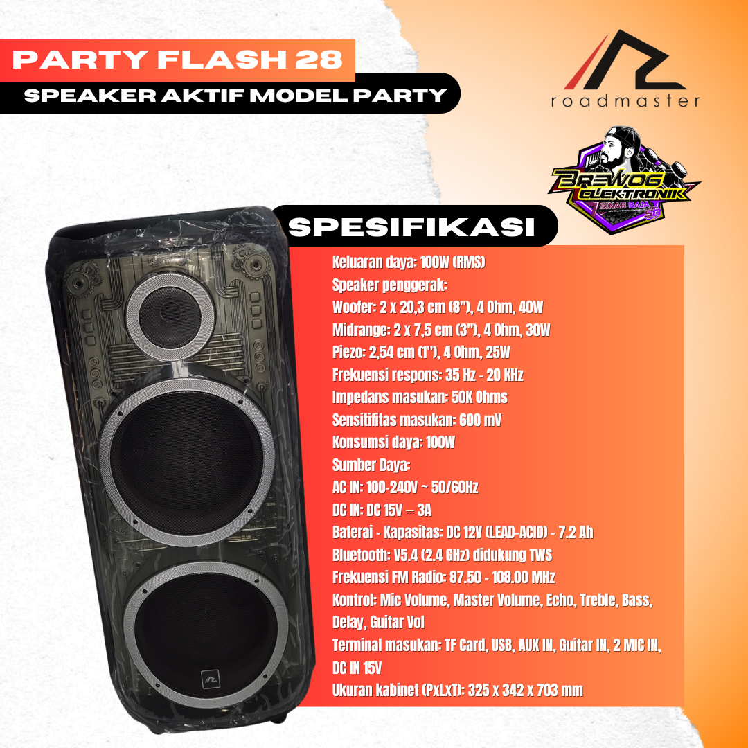 ROADMASTER PARTY FLASH 28